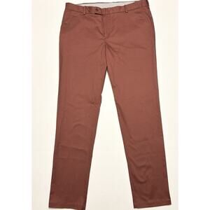 Charles Tyrwhitt Pants Mens 36x34 Red Slim Fit Chinos Preppy Casual